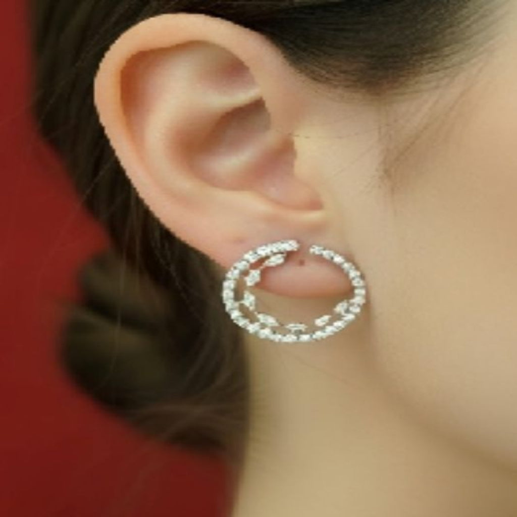Open Hoop Earrings ₹ 5,500.00