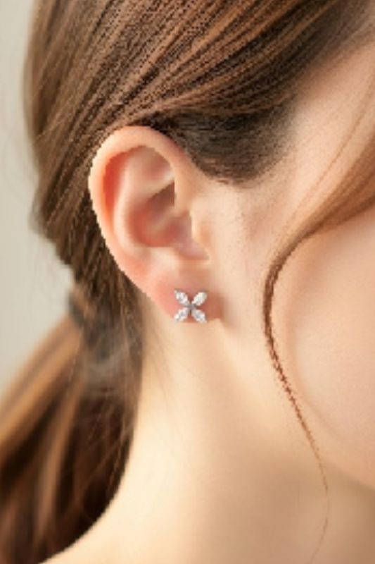 The Fleur Marquise Earrings