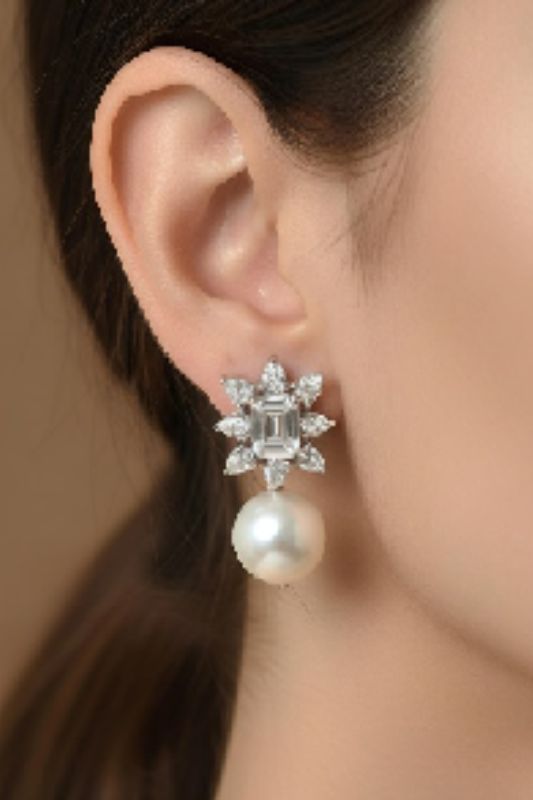Luminary Pearl Petal Drops Earrings
