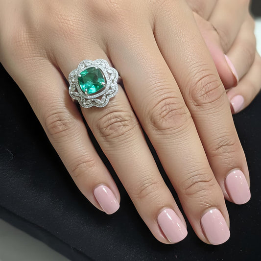 THE EMERALD BLOOM ₹8000