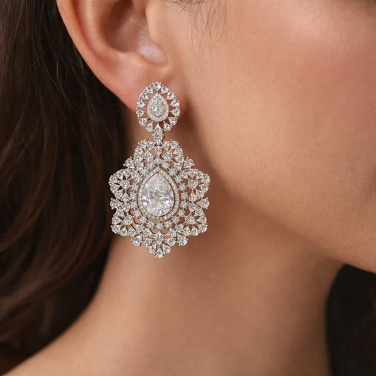 Floral Drop Earrings